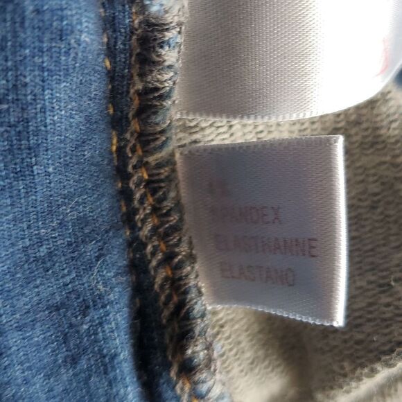 JLO by Jennifer Lopez jeans with faux leather accent junior size 7 - Picture 11 of 15